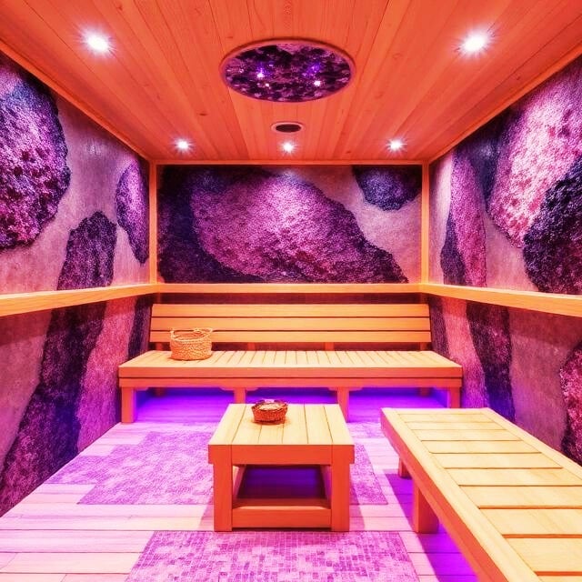 Amethyst sauna