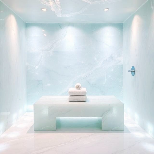 Marble steam room
